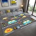 thumbnail image 1 of Cartoon Car Kids Playing Mat Anti-Slip Area Rugs for Living Room Floor Mat Doormats Rug Ch, 1 of 7