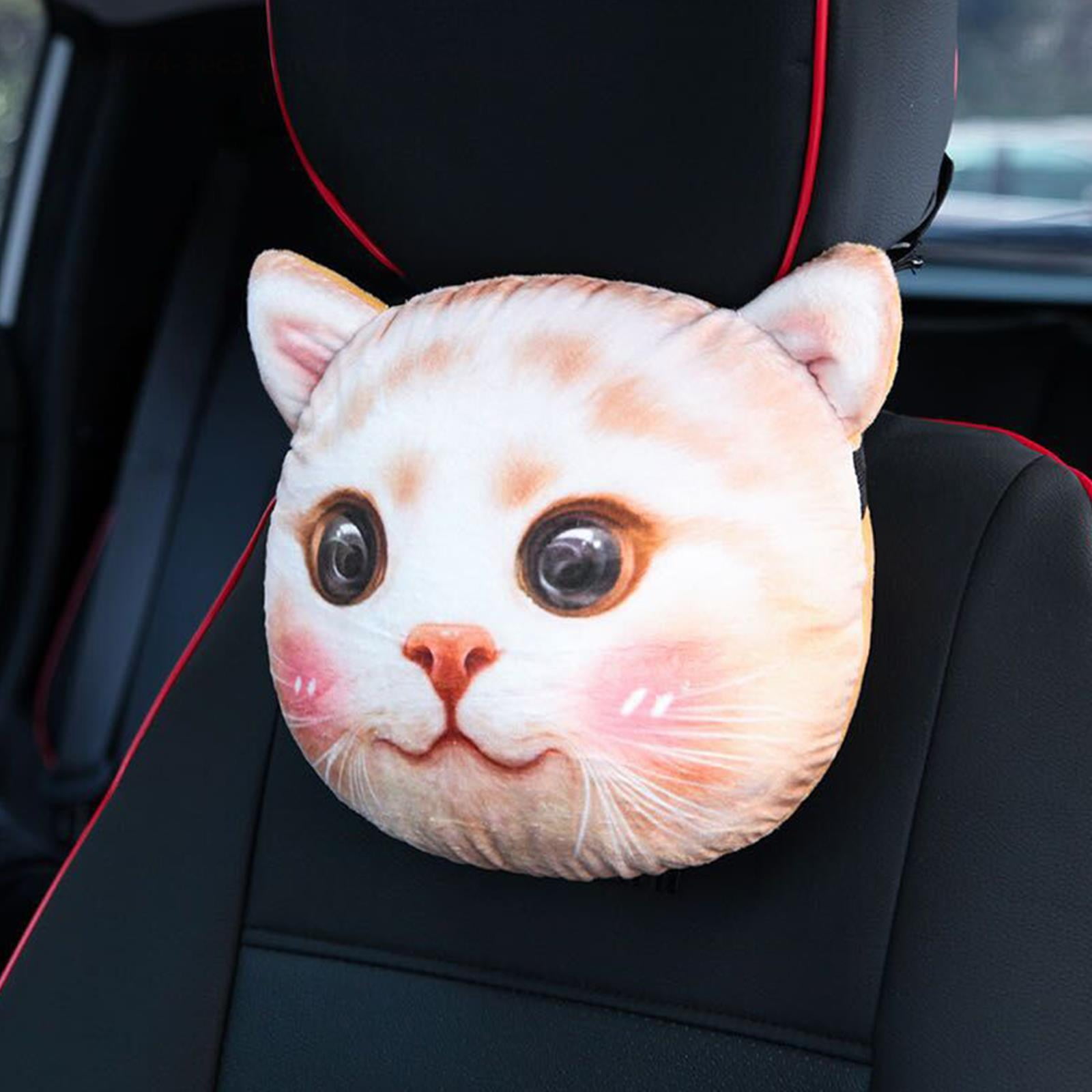 Sexysamba Car Headrest Pillow,Cartoon Neck Pillow for Car,Comfortable Soft Car  Seat Pillow for Driving,Head Rest Cushion,Cute Neck Pillow for Travelling  and Hom… in 2023