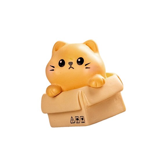 Cartoon Car Ornament Resin Craft Home Desk Decors Not Tipping Base Vehicle Figurine Multiple Scenario Decoration Gift