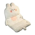 thumbnail image 1 of Cartoon Car Seat Cushion with Lumbar Support, Plush Cute Car Seat Pillow Headrest Pillow Back Support for Driving Fatigue Relief for Dorm Office Chair Truck SUV (Rabbit), 1 of 5