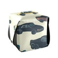 thumbnail image 1 of Cartoon Car Tissue Box Cover Leather Square Rectangle Tissue Box Holder for Bathroom Living Room Desk Office Decor, 1 of 7