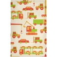 thumbnail image 1 of Cartoon Cars Pattern Dish Towels Set of 6, Colorful City Shop Trucks Washable Tea Towels Dishcloths Lint-Free 18x28 Inch Fast Drying for Kitchen Restaurant Bar Clean, 1 of 7