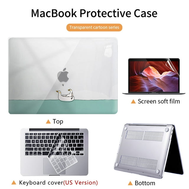 Cartoon Case for 2024 Macbook Air M3 13.6/15 Laptop Shell A2337 A2338