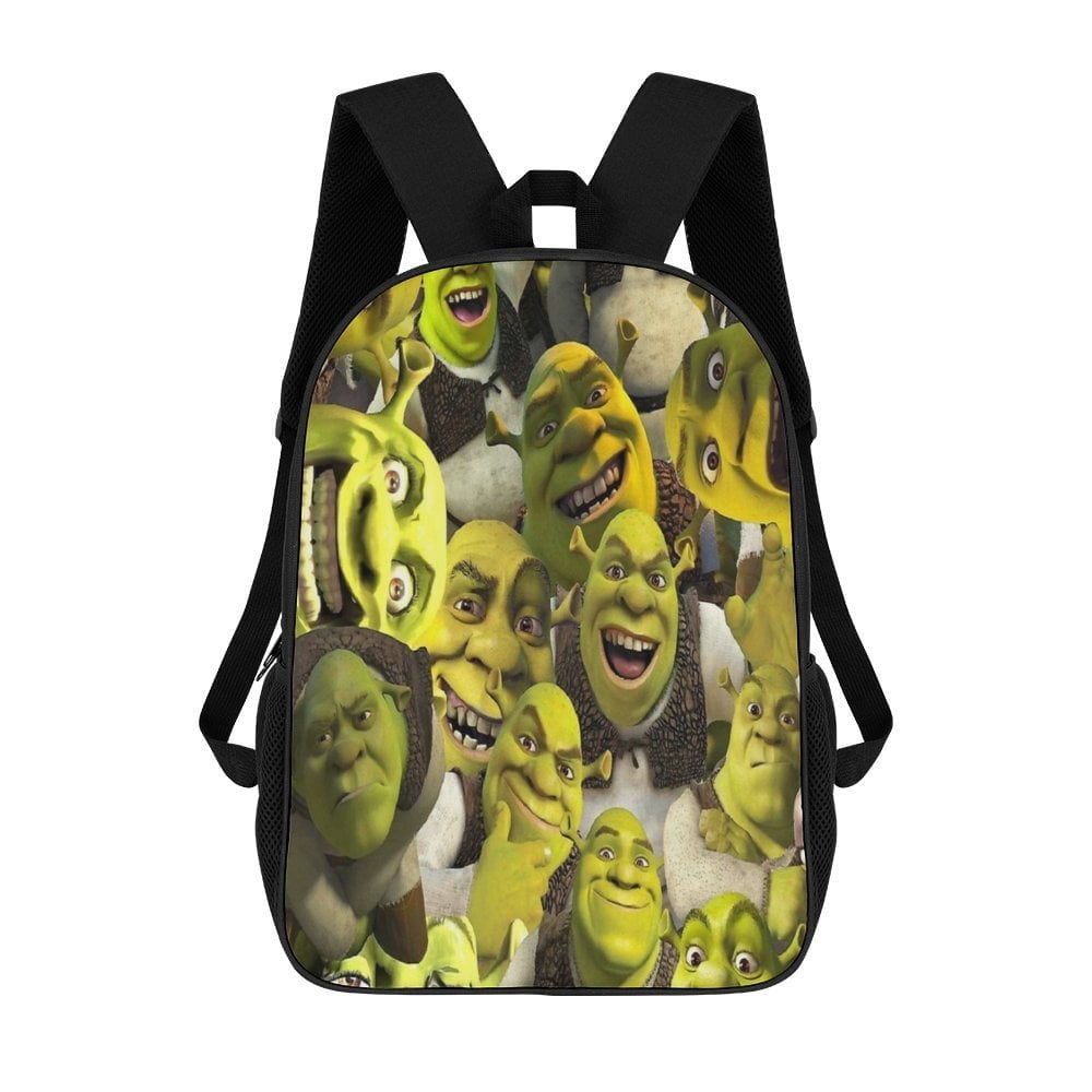 Cartoon Casual Shrek School Backpack Teens Bag student Backpack Lightweight Fans Gift Travel Laptop Backpack