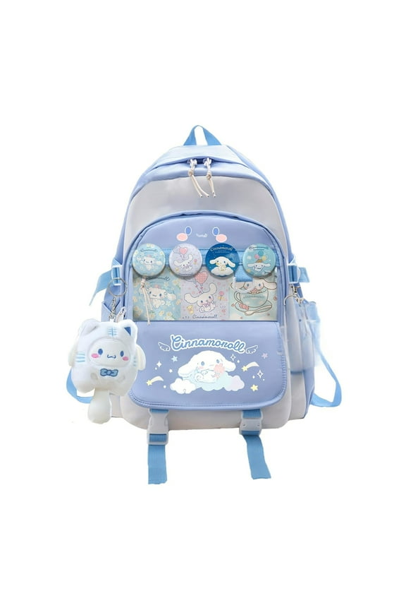 Cartoon Cat Backpack for Fans Anime Schoolbag Cartoon Backpack Laptop Bookbags