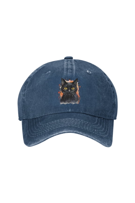 Cartoon Cat Baseball Caps for Men Women Adjustable Casual Trucker Hats for Fishing Outdoor Activities Fashion Hats