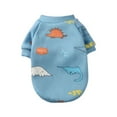 Cartoon Cat Clothes Small Dogs Sweater Fleece Cat Hoodies Winter Dog