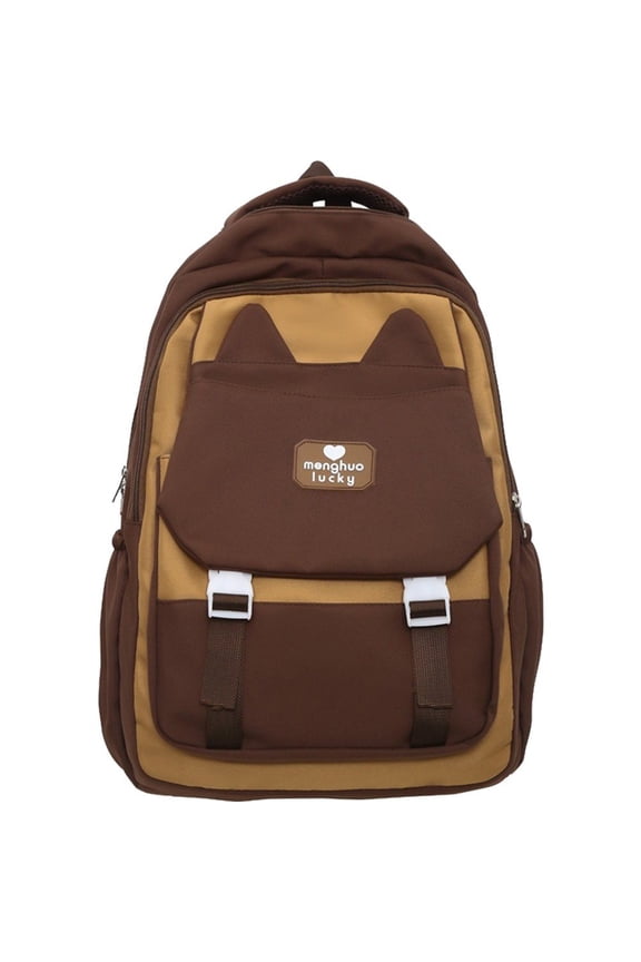 Cartoon Cat Ear Mini Cute Backpack Purse for Women Kawaii Small Backpack Daypack High Capacity College Backpack Shoulder Bag