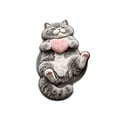 thumbnail image 1 of Cartoon Cat Faux Sheepskin Rug with Plush Texture and Heart Detail, Fluffy Bedroom Rug for Girls Rooms and Nurseries, Cute Room Decor Aesthetic Floor Mat 1 Pc, 1 of 5