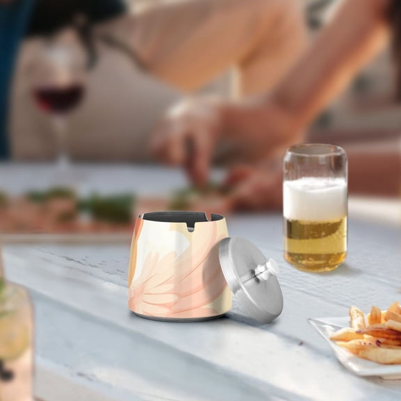 Cartoon Cat Fly Ashtray with Lid Cigarette Ashtray Stainless Steel Ash Tray Ash Holder for Home Outdoor