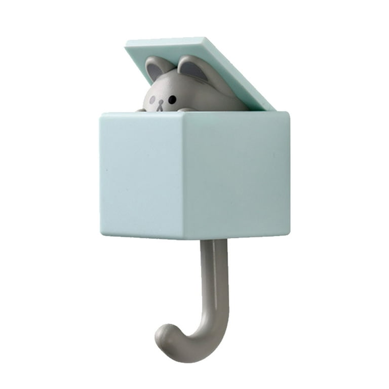 Cartoon Cat Hook, Self Adhesive Bedroom Door Coat Rack Bathroom Accessories  