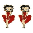 thumbnail image 1 of Cartoon Character Betty Boop 4 Inch Tall Iron on Set of 2 Patch, 1 of 1