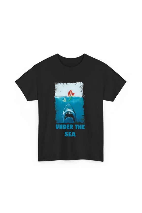 Cartoon Character Graphic Tee, Animated Movie-Inspired Shirt, Shark Week Fan Apparel, S-3XL