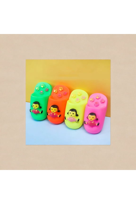 Cartoon Character Slippers Soft EVA House Slippers Non Slip Indoor Bathroom Slippers Lightweight Open Back Home Slippers for Women Men Kids