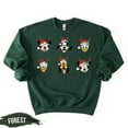 thumbnail image 1 of Cartoon Character Sweatshirt: Forest Green Pullover Tshirt All Size S-5XL, 1 of 5