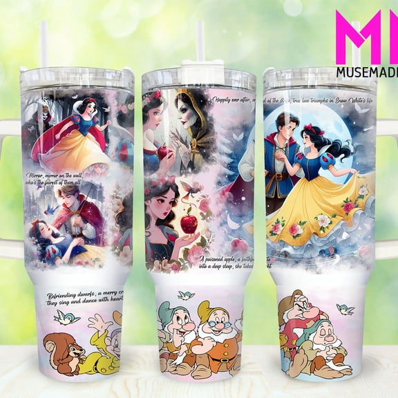 Cartoon Characters 40oz Tumbler , Princess and Prince Tumbler 40oz , Princess 40oz Tumbler , Cartoon 40oz