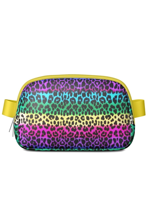 Cartoon Cheetah Waist Pack&nbsp;– Waterproof Fanny Pack with Cute Animated Spots, Fun & Youthful for Casual Wear