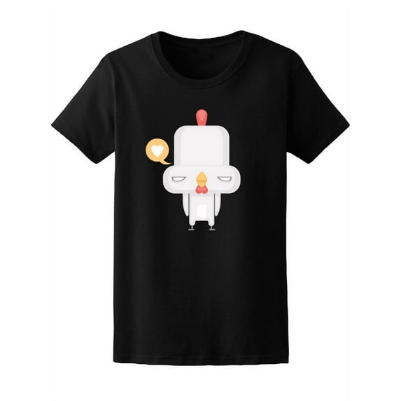 Cartoon Chicken Sarcastic Love T-Shirt Men -Image by Shutterstock, Male 3X-Large