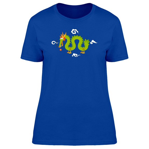 Cartoon Chinese Dragon Tee Women's -Image by Shutterstock