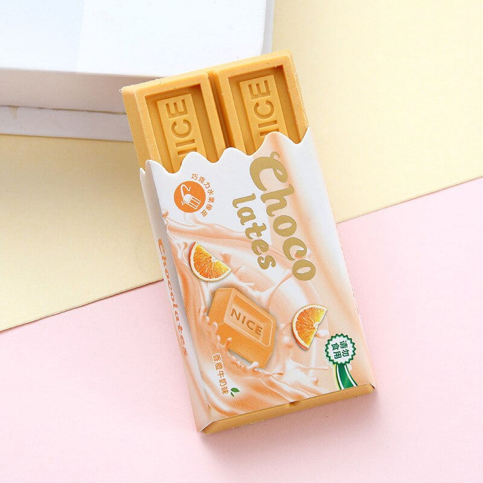 Cartoon Chocolate Design Eraser Large Eraser Student Painting Writing