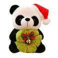 thumbnail image 1 of Cartoon Christmas Panda Stuffed Toy Plush Panda Soft Hugging Toy Plush Toys Christmas Decorations Birthday Christmas Gifts for Kids Girls Boys Type 4, 1 of 5