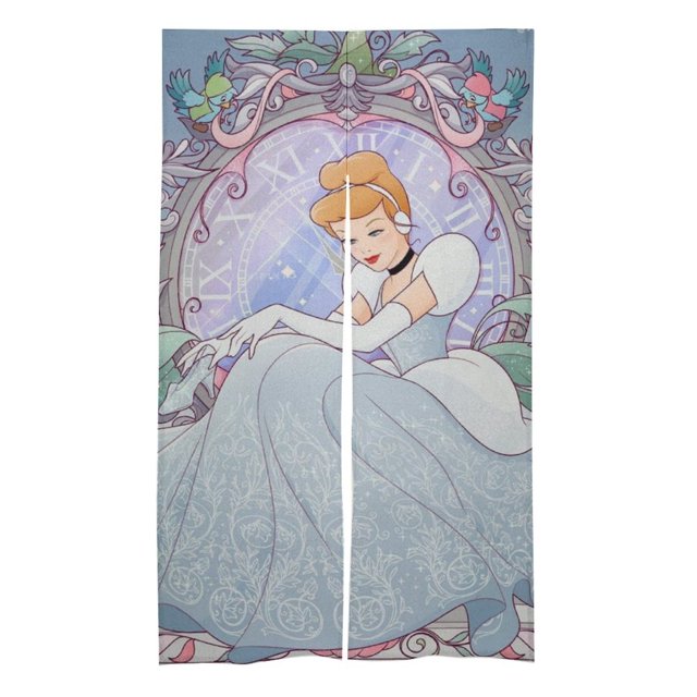 Cartoon Cinderella Door Curtain Cute Cinderella Partition Curtain