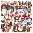 thumbnail image 1 of Cartoon Circus Theme Stickers, Waterproof Circus Theme Sticker for Water Bottle Laptop Phone Cases Planner Skateboard Luggage Helmet Party Favor Decor, Ideal for Adults Teens Teacher Rewards, 1 of 1