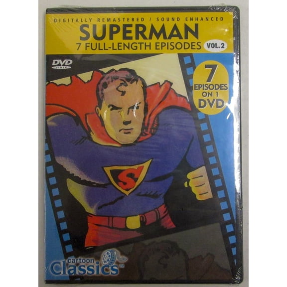 Cartoon Classics Max & Dave Feischer's Superman - Vol. 2 DVD