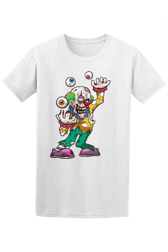 Cartoon Clown Zombie Tee - Image by Shutterstock