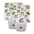 thumbnail image 1 of Cartoon Colorful Frog LED Night Light with Smart Sensor Plug Into Wall Dusk to Dawn 2 packs, 1 of 7