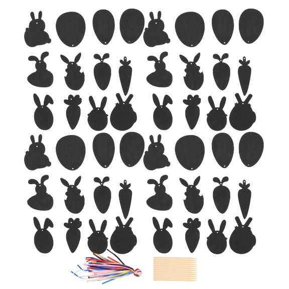 Cartoon Colors for DIY Decor, Art Crafts, Notes, and Paintings 48-Pack Scratch Paper Set