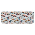 thumbnail image 1 of Cartoon Construction Vehicles Buildings Gray Pattern Kitchen Rug Mat,Kitchen Runner Rugs Non Skid Washable,Decorative Kitchen Floor Mats for Kitchen,Sink,Laundry,17"x47.2", 1 of 7