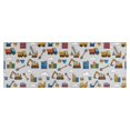 thumbnail image 1 of Cartoon Construction Vehicles Buildings Kitchen Rug Mat,Kitchen Runner Rugs Non Skid Washable,Decorative Kitchen Floor Mats for Kitchen,Sink,Laundry,17"X47", 1 of 5