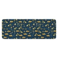 thumbnail image 1 of Cartoon Construction Vehicles Cranes Dark Blue Pattern Kitchen Rug Mat,Kitchen Runner Rugs Non Skid Washable,Decorative Kitchen Floor Mats for Kitchen,Sink,Laundry,17"x47.2", 1 of 7