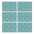 thumbnail image 1 of Cartoon Construction Vehicles Snowflakes Summer Placemats Table Placemats Set Of 6-Linen Kitchen Washable Placemats Table Mats 11.8"x17.7" Non-Slip Heat Resistant, 1 of 5