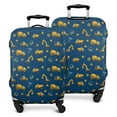 thumbnail image 1 of Cartoon Construction Vehicles Stars Dark Blue Pattern Luggage Cover Fashion Suitcase Cover Baggage Covers Fit 25-28 Inch Luggage (Go Travel), 1 of 5