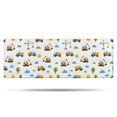 thumbnail image 1 of Cartoon Construction Vehicles Sun Clouds Bathroom Rugs Mat,Non Slip Microfiber Bathroom Rug,Rubber Backing,Soft Bathroom Mats for Bathroom Floor,Tub and Shower,47x17in(120x43cm), 1 of 3