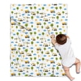 thumbnail image 1 of Cartoon Construction Vehicles Suns White Pattern Blanket,Comfortable Soft Flannel Throw Blanket,All Season,Warm Lightweight Blankets for Sofa Bed Couch Living Room Chair,30"x40", 1 of 4