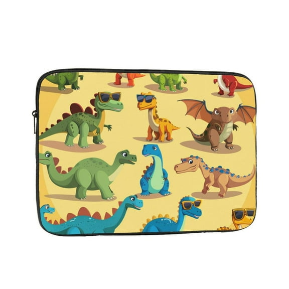 Cartoon Cool Dinosaur Laptop Sleeve Bag Compatible With MacBook Air / Pro iPad MateBook Tablet Surface HP Lenovo Dell ASUS Acer Laptop Computer Protective Size: 13 inch