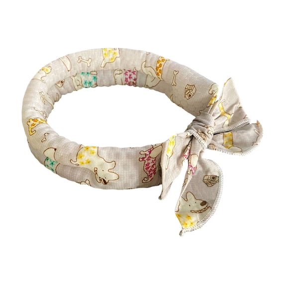 Cartoon Cooling Pet Bandana for Cats Dogs,Summer Ice Scarf Neck Wrap,Cute Drool Bib Scarf for Small Animals,Cooling Neck Wrap