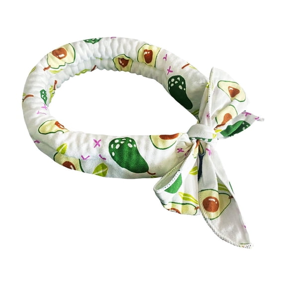Cartoon Cooling Pet Bandana for Cats Dogs,Summer Ice Scarf Neck Wrap,Cute Drool Bib Scarf for Small Animals,Cooling Neck Wrap