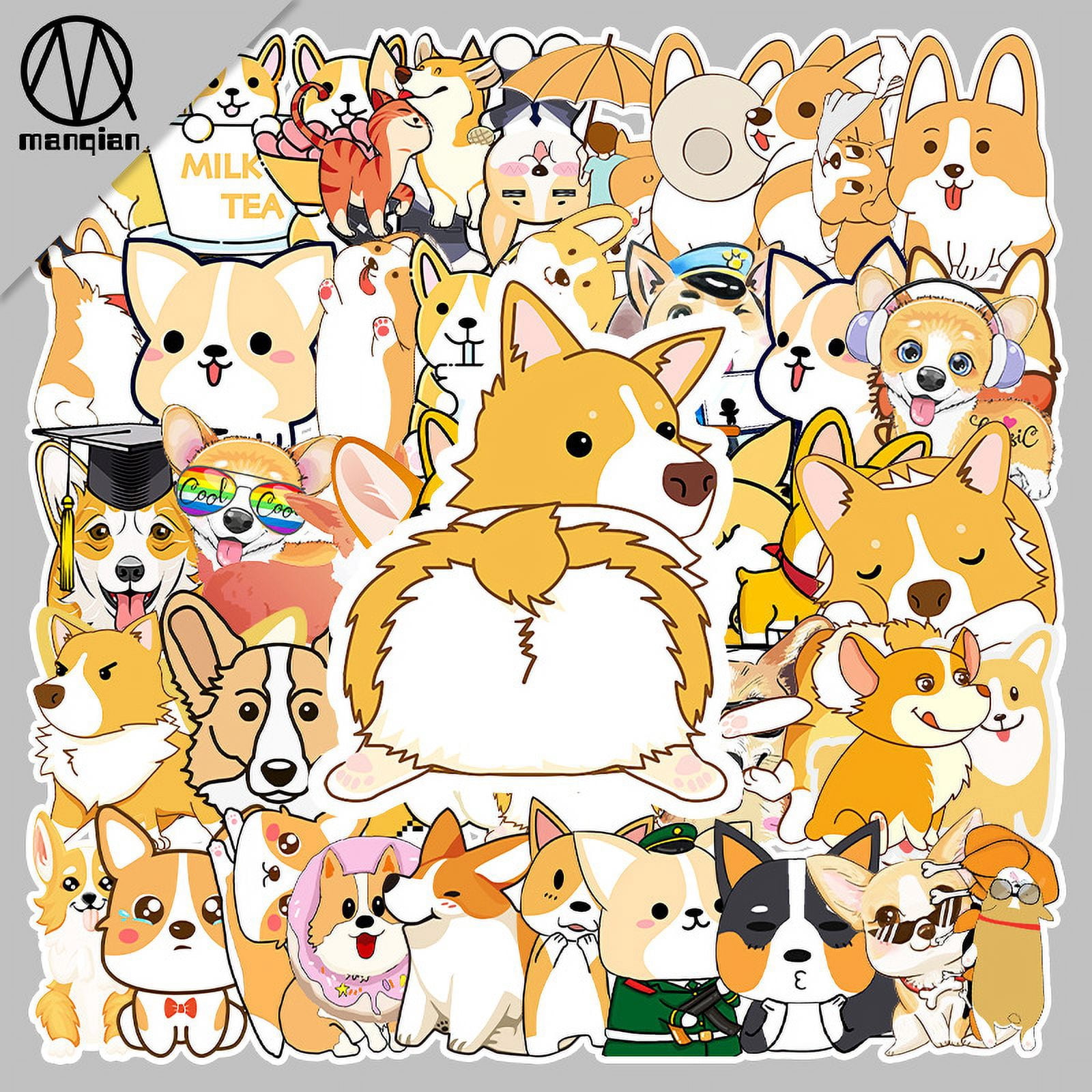 Chicken Stickers For Water Bottle - 3Pcs, 3in, Waterproof Vinyl, Kawaii Animal Decals For Laptop, Skateboard, Luggage