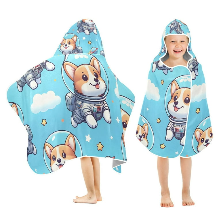 Corgi Hooded Blanket - Cartoon Corgi Hooded Blanket - Cartoon