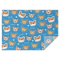 thumbnail image 1 of Cartoon Corgi Rectangle Tablecloth 60"x84",Waterproof Polyester Rectangle Table Cloth, Wipeable Spillproof Polyester Tablecloth for Dining, Camping, Indoor and Outdoor, 1 of 5