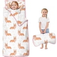 thumbnail image 1 of Cartoon Corgi Toddler Nap Mats for Kids Preschool,Sleeping Mat Bag or Kids,Toddler Sleeping Bag,Toddler Nap Mat or Daycare, 1 of 6