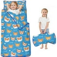 thumbnail image 1 of Cartoon Corgi Toddler Nap Mats for Kids Preschool,Sleeping Mat Bag or Kids,Toddler Sleeping Bag,Toddler Nap Mat or Daycare, 1 of 6