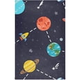 thumbnail image 1 of Cartoon Cosmic Planet Kitchen Dish Towels Set of 1, Stars Rocket Washable Tea Towels Dishcloths Lint-Free 18x28 Inch Fast Drying for Kitchen Restaurant Bar Clean, 1 of 7