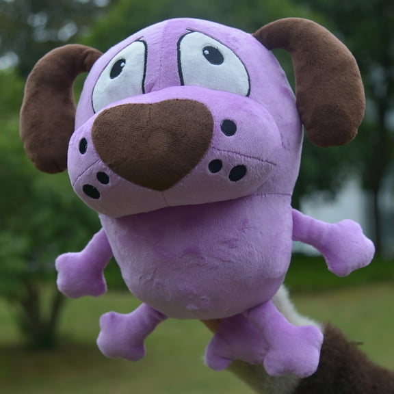 Cartoon Courage the Cowardly Dog TV Movie Video Games Animated Plush Toys, Cute Courage the Cowardly Dog Soft Toys Stuffed Animal Plush Toys Courage the Cowardly Dog Toys Collectibles Merch