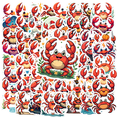 thumbnail image 1 of Cartoon CrabTheme Stickers, Waterproof CrabTheme Sticker for Water Bottle Laptop Phone Cases Planner Skateboard Luggage Helmet Party Favor Decor, Ideal for Adults Teens Teacher Rewards, 1 of 9