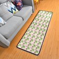 thumbnail image 1 of Cartoon Crocodiles with Heart Sunglasses Hallway Runner Rug 2'X6' Non-Slip Washable Carpet Runner Kitchen Entryway Laundry Bedroom, 1 of 7